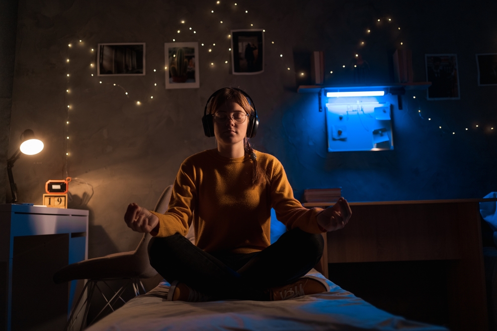 Zen at Home: Using Light Blockers for Blinds to Create a Meditation Space