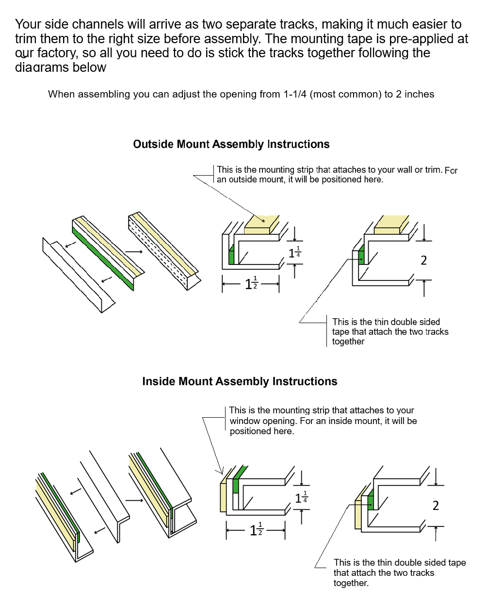 light blocking strips for blinds 